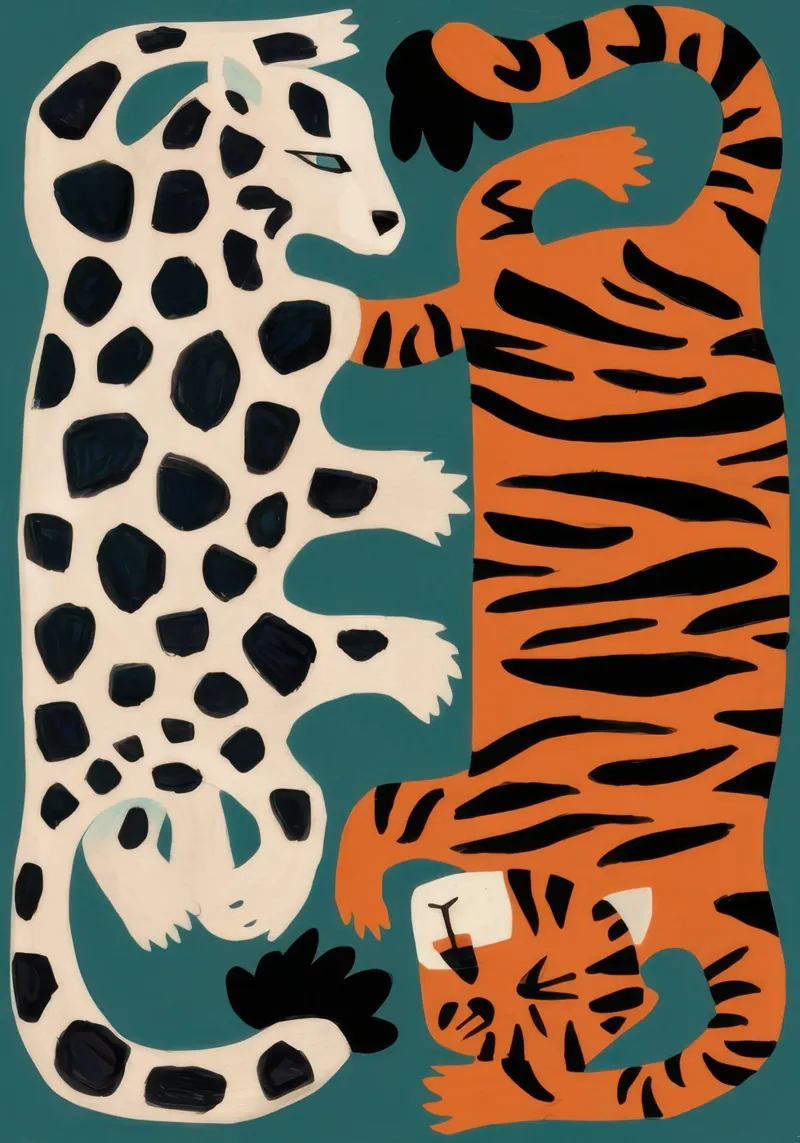 Fusione leopardo tigrato pellicola backlit da Selene Shade