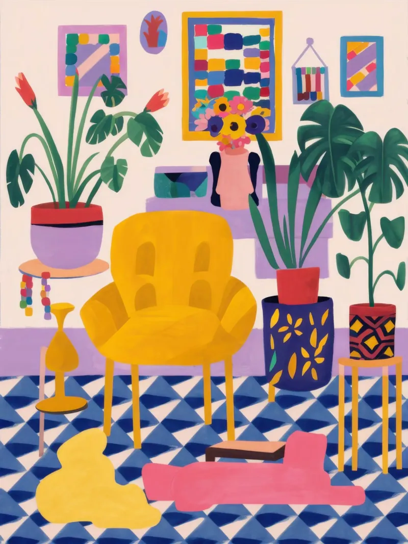 Il paradiso delle piante massimaliste poster da Thistle Bloom