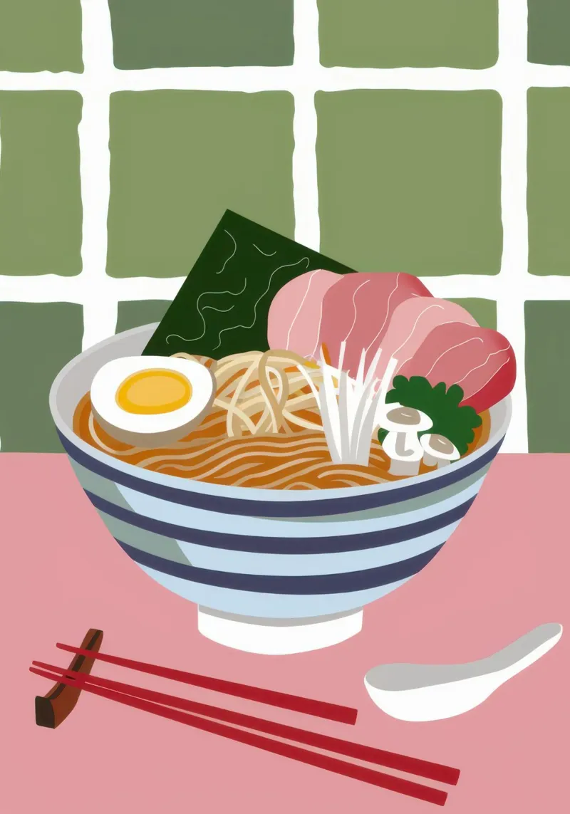 Momento Ramen nutriente alluminio dibond da Trace Brush