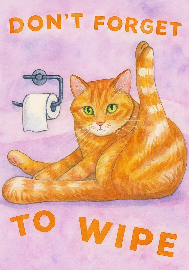 dont forget to wipe cat art drawing hahnemühle by pasadenan