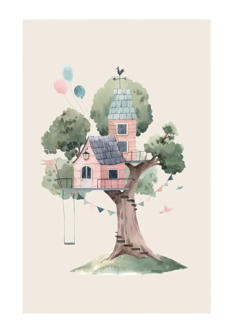 Casa sull'albero pellicola backlit da muench benjamin