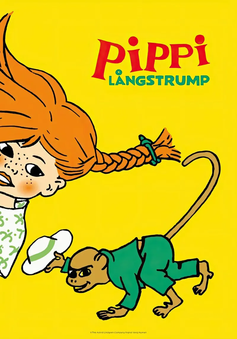 Poster Pippi e il signor Nilsson carta hahnemühle da Earl Beeman