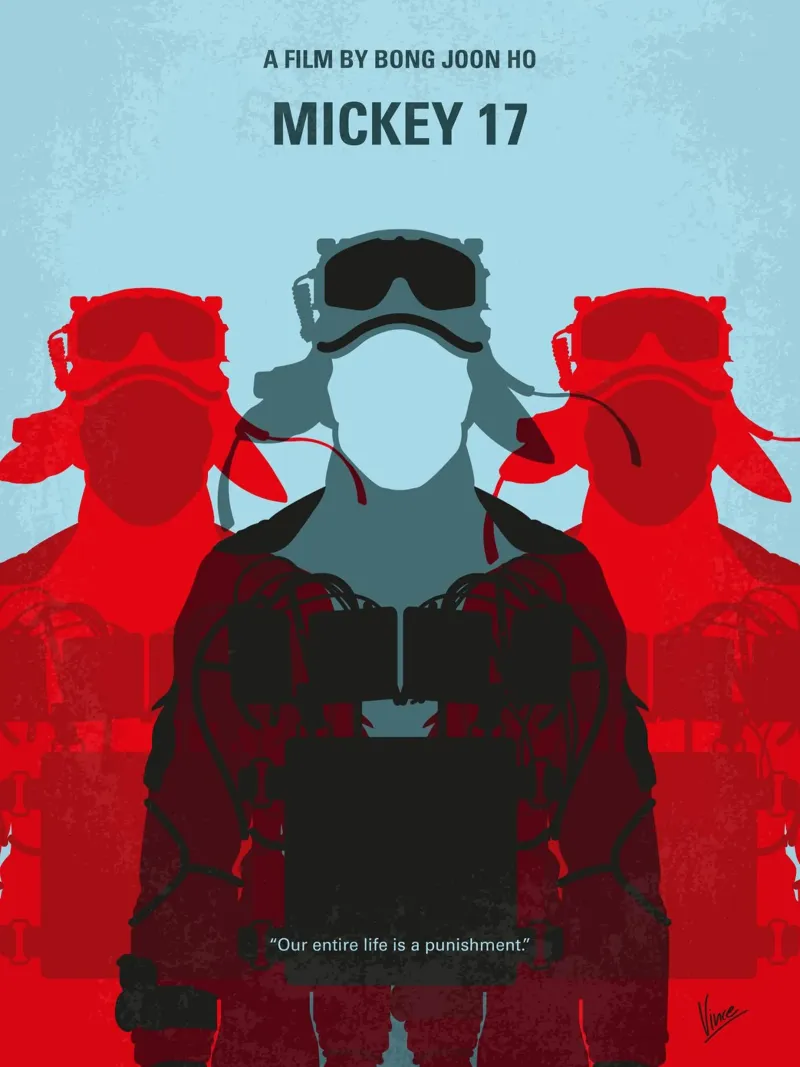 No1501 My Mickey 17 minimal movie poster poster con telaio in plastica da Chungkong