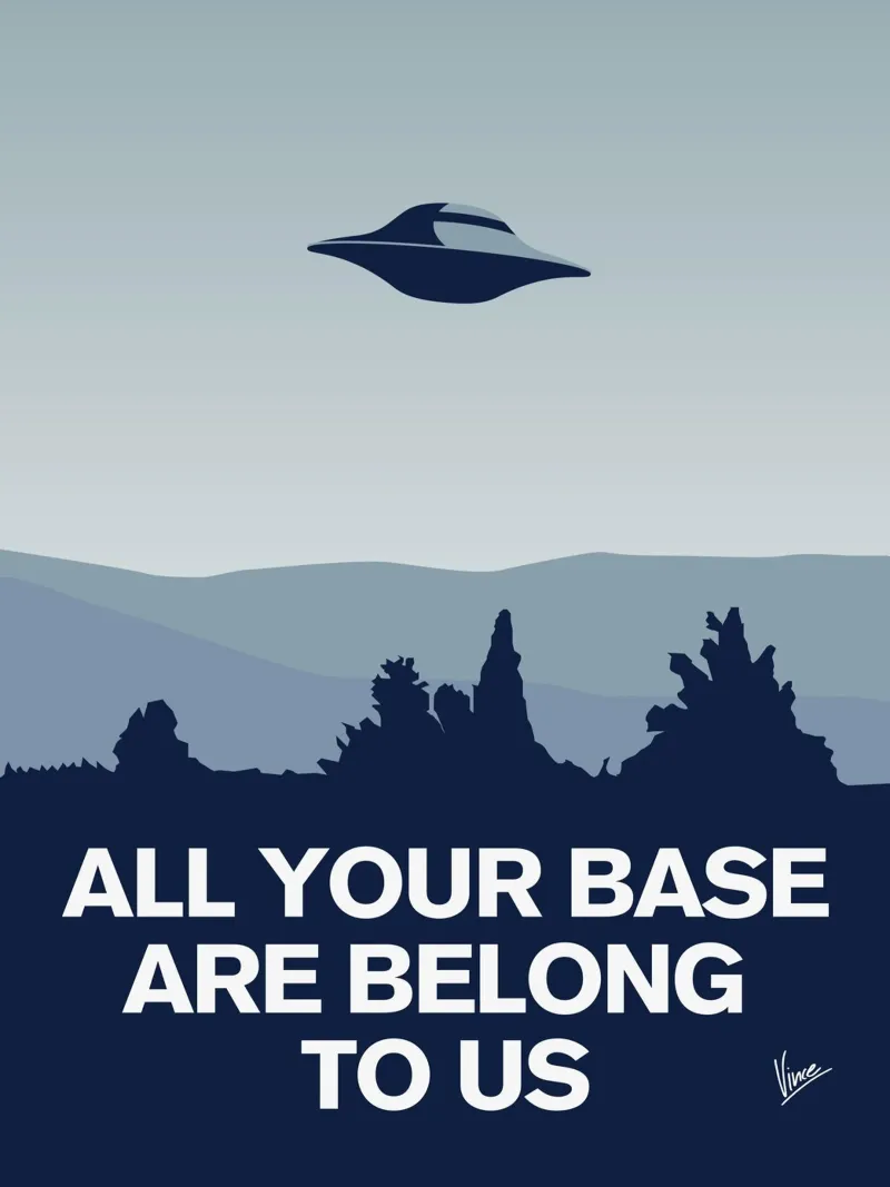 My I want to believe minimal poster-AYBABTU poster con telaio in alluminio da geekxfiles