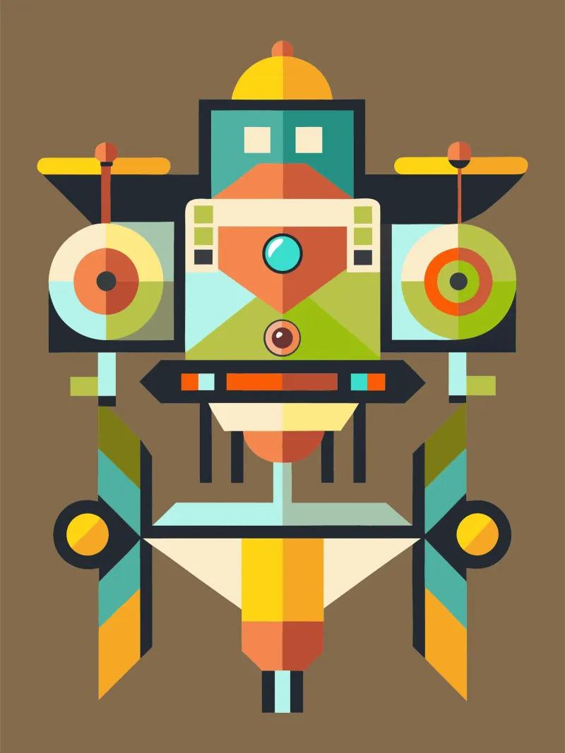 drone ilustración vectorial lámina retroiluminada de Shillas