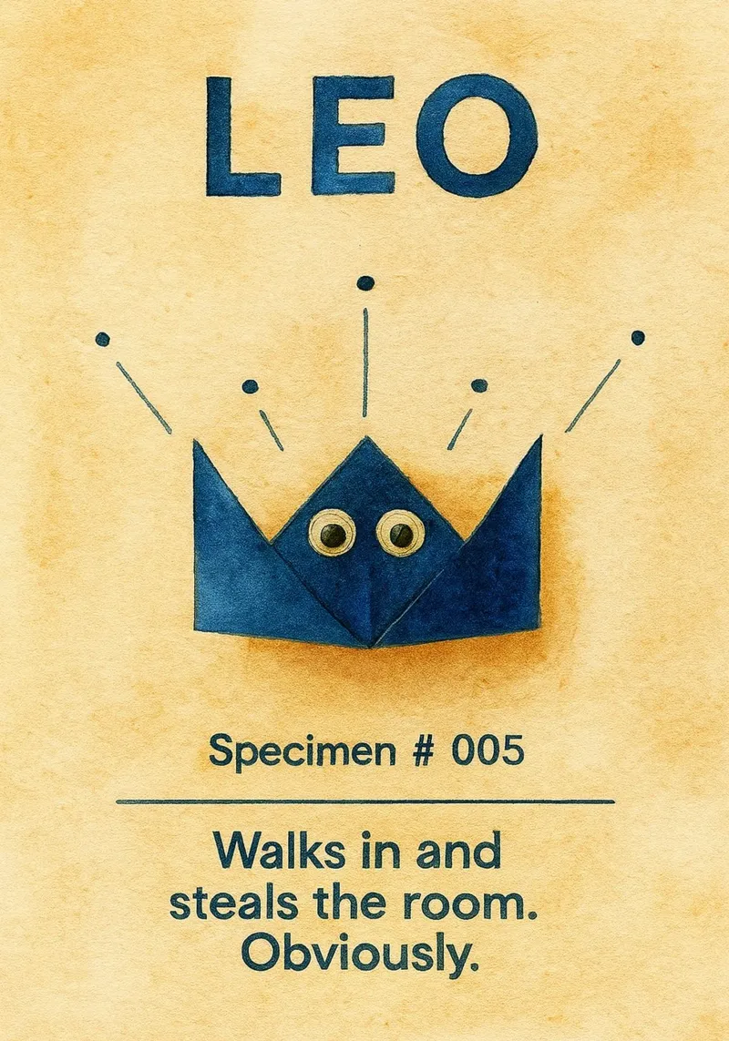 leo logo vector dierenriem schilderij canvas met Baklijst van Shillas