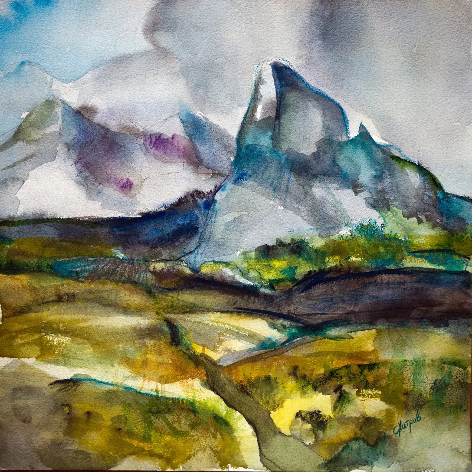 Cliffs of Morning Storm poster da Stoian Hitrov