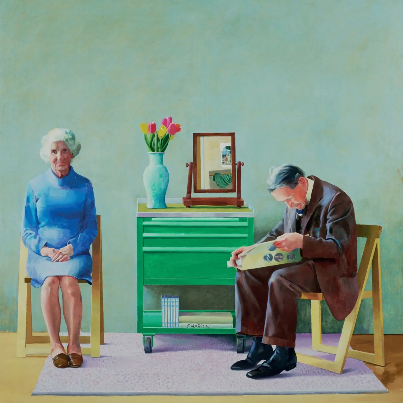 I miei genitori David Hockney alluminio dibond da coorcoxs