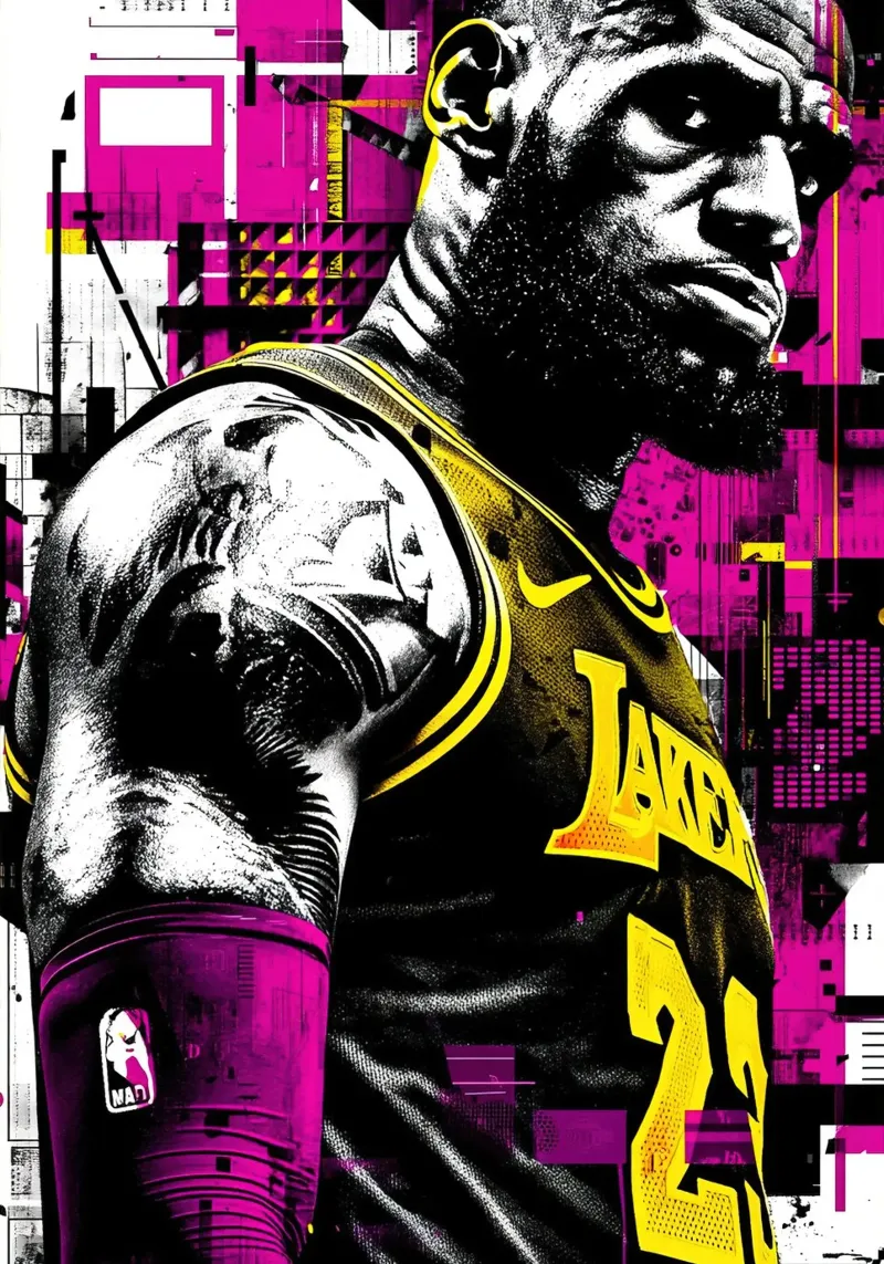 LeBron James poster da willtahuyshop