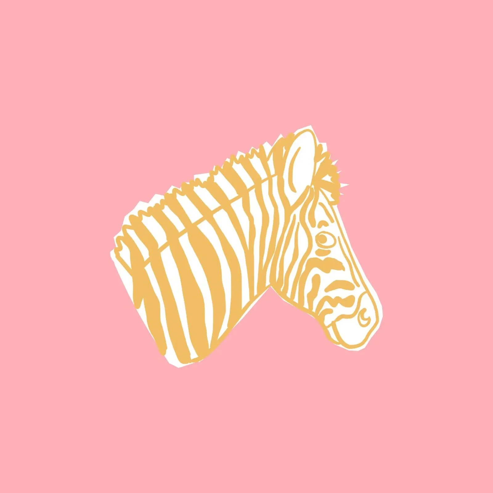 Zebra gialla carta hahnemühle da Julia Reyelt