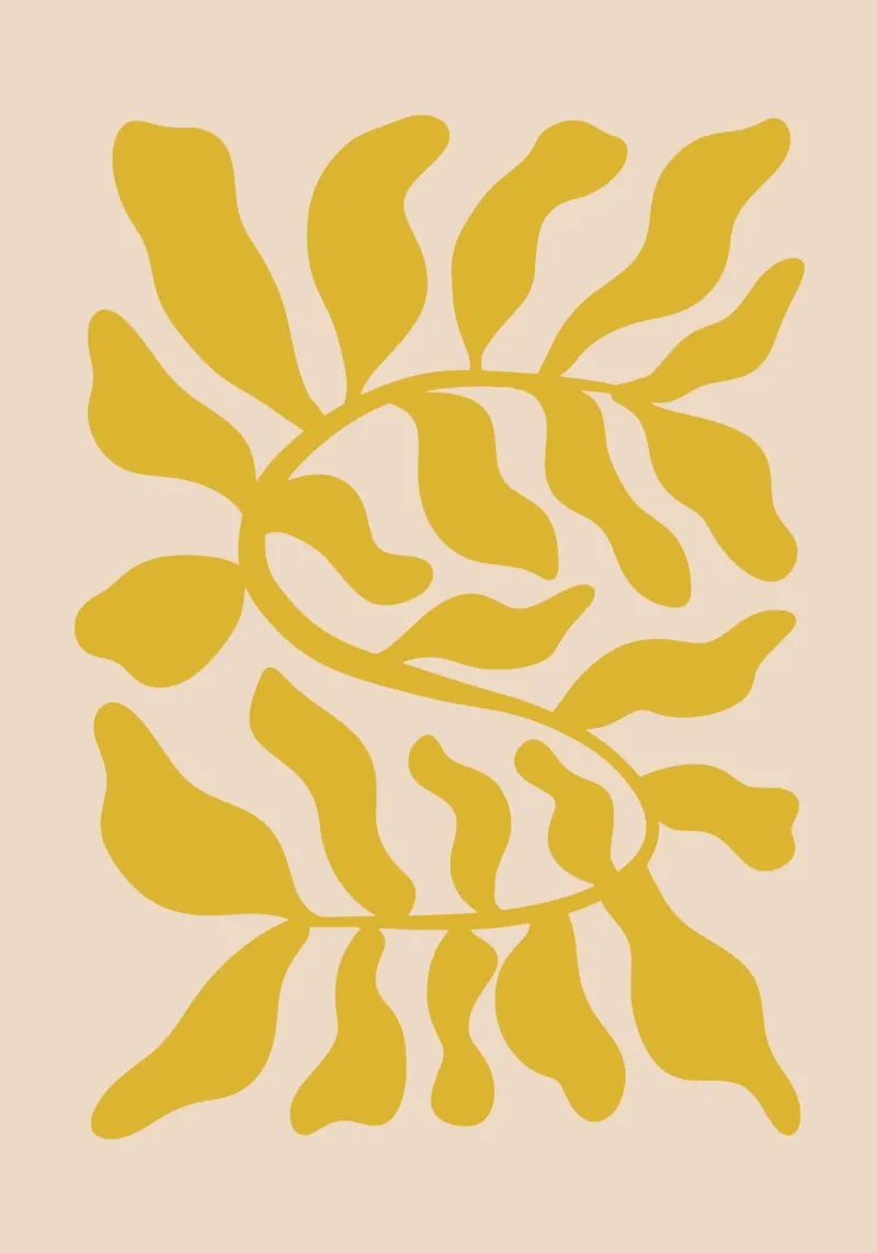 Sunlit Leaves poster da vintageshop