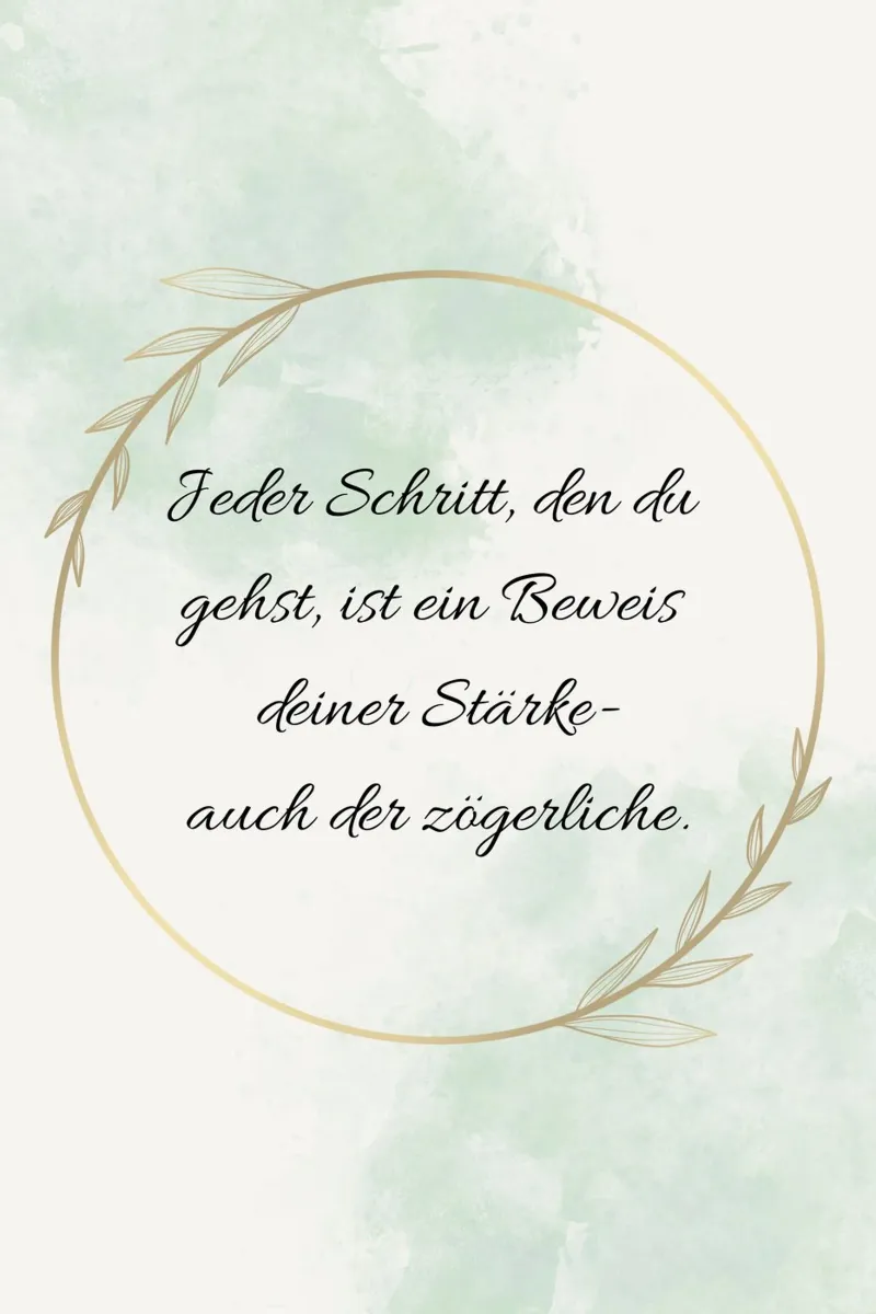 Jeder Schritt poster con telaio in alluminio da AESTHETIC VIBES by Isabel