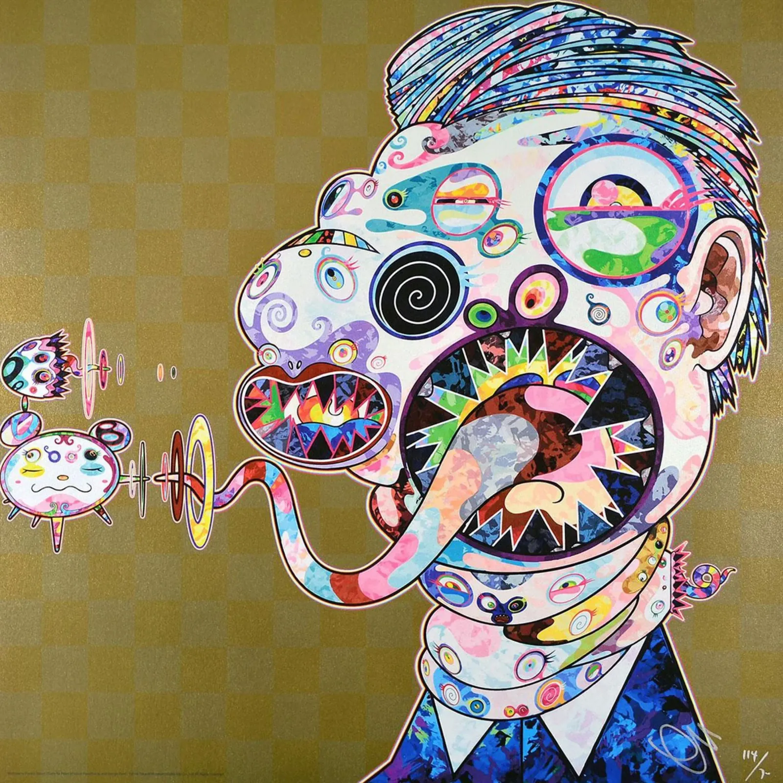murakami homenaje a fbacon poster de Collins Shop