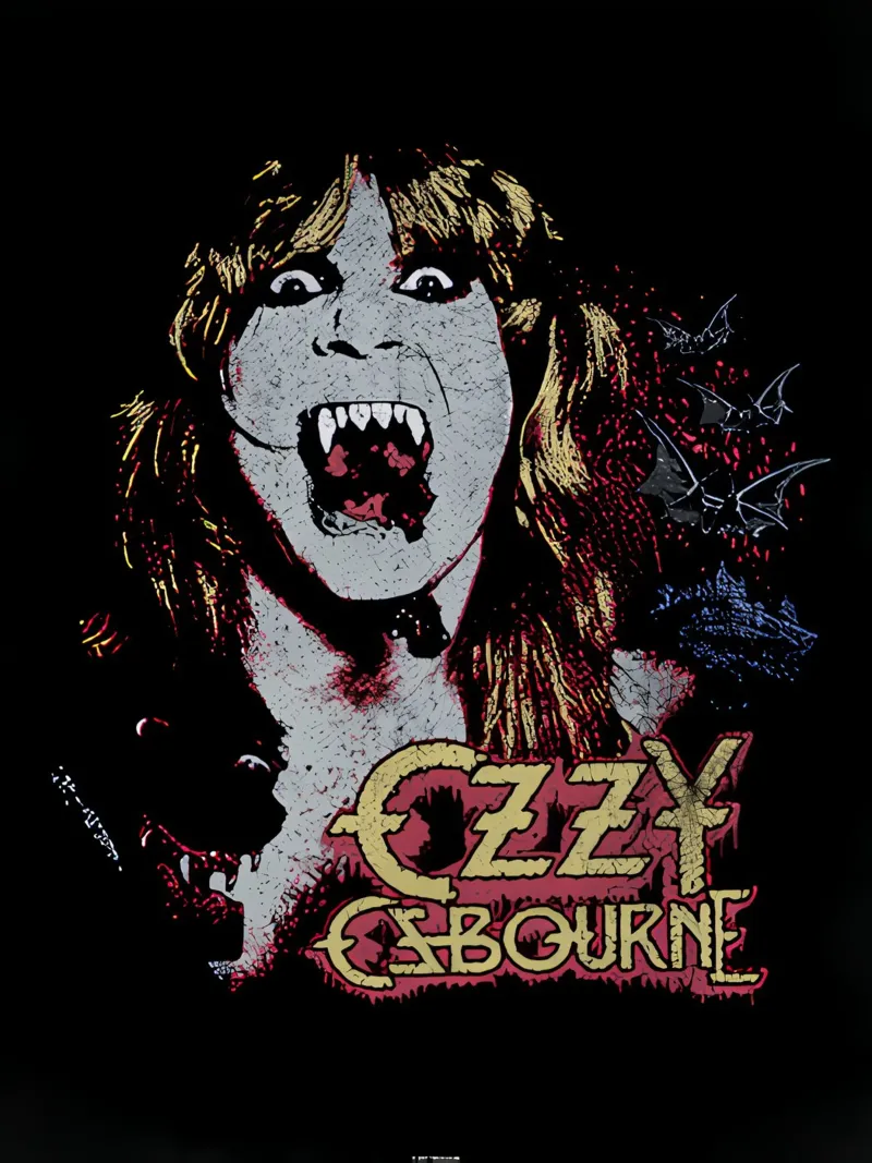 Ozzy Osbourne carta hahnemühle da rock music