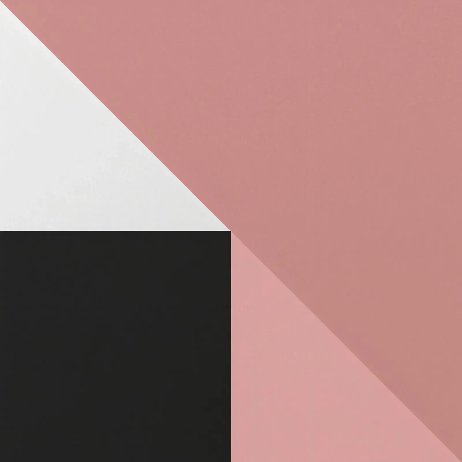 Forme geometriche in rosa, bianco e nero poster con telaio in alluminio da DesignDoodle