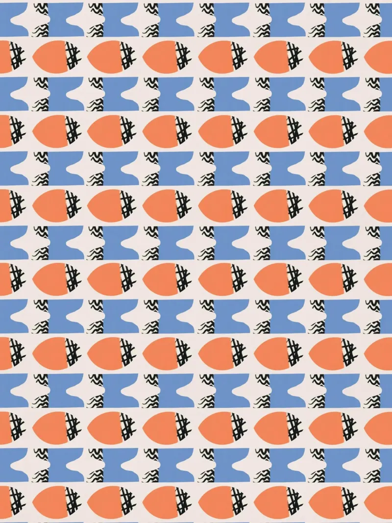 Repetitive pattern canvas by Little Dean
