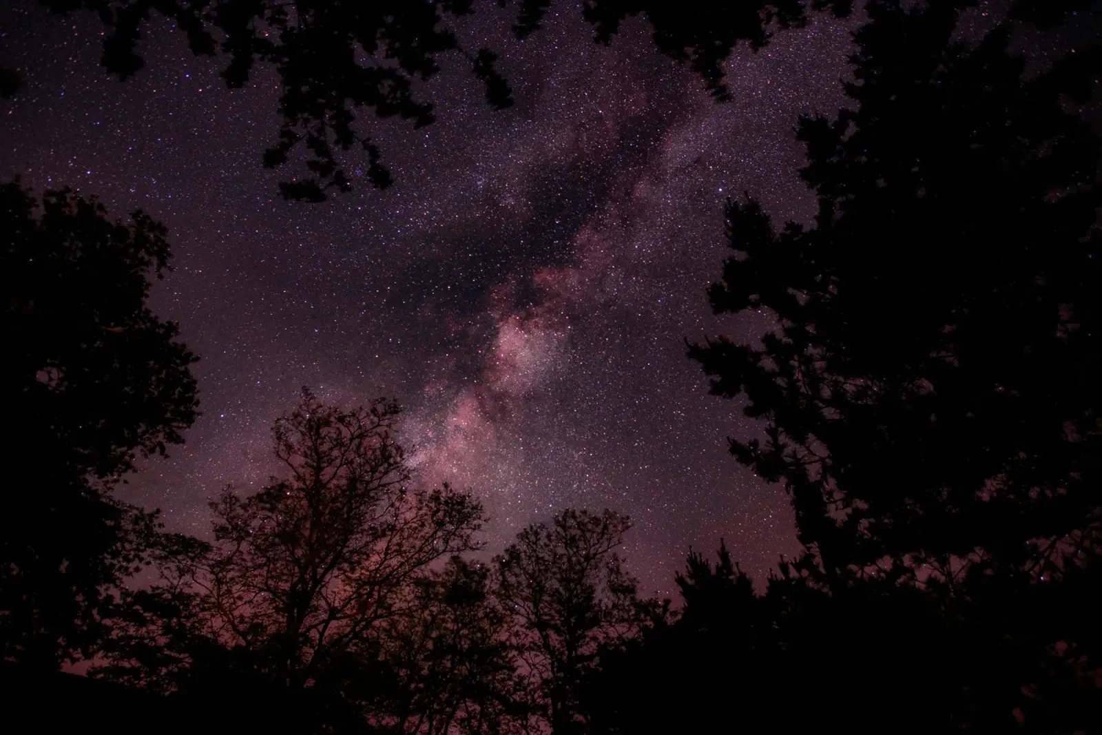 cielo notturno a via lattea poster con telaio in legno da Earthly Visions