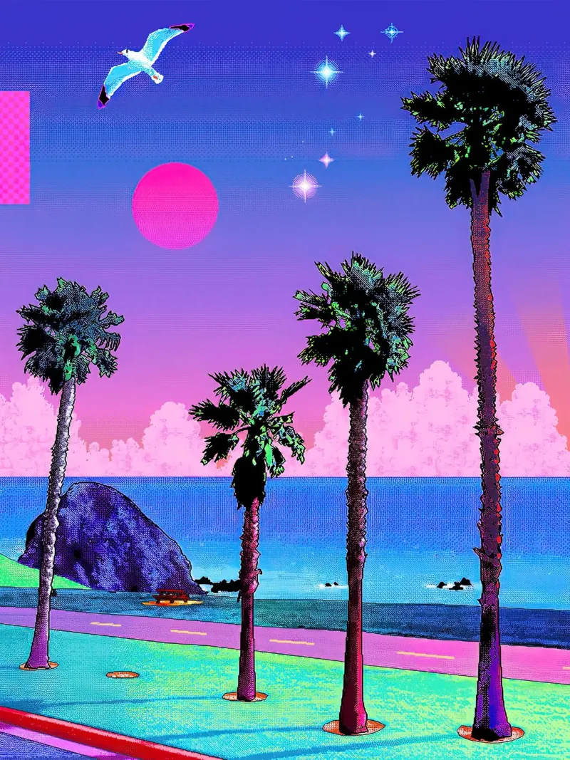 Millennio giapponese Hiroshi Nagai alluminio dibond da MarshArt