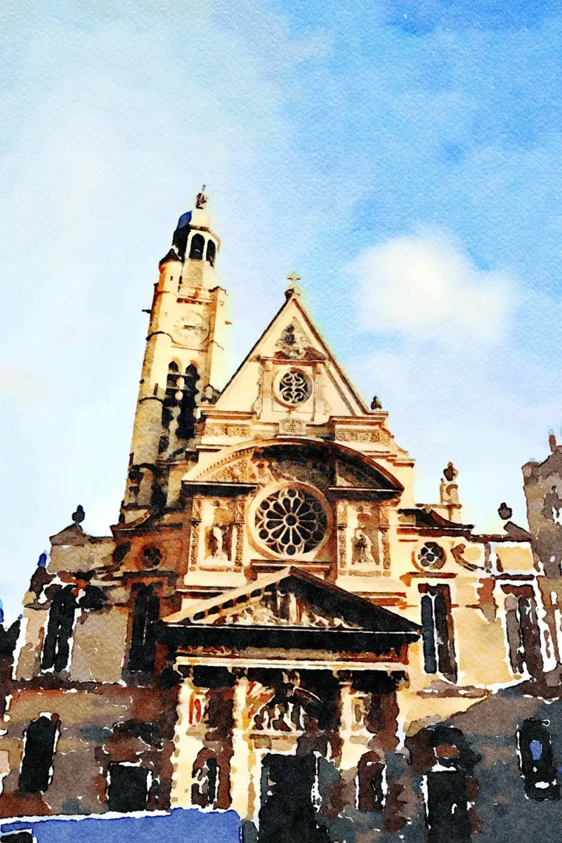 A Parigi poster con telaio in alluminio da Massimo Frascogna