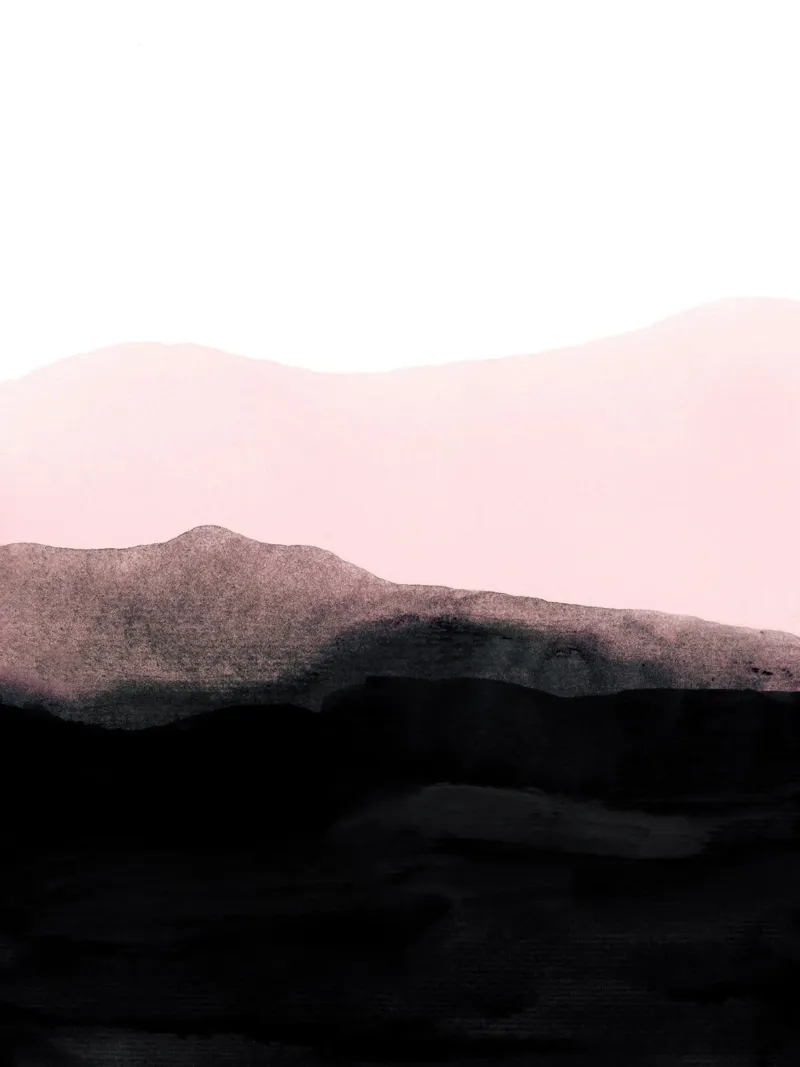 mountain horizon 1 Hahnemühle von IRIS LEHNHARDT FINE ART