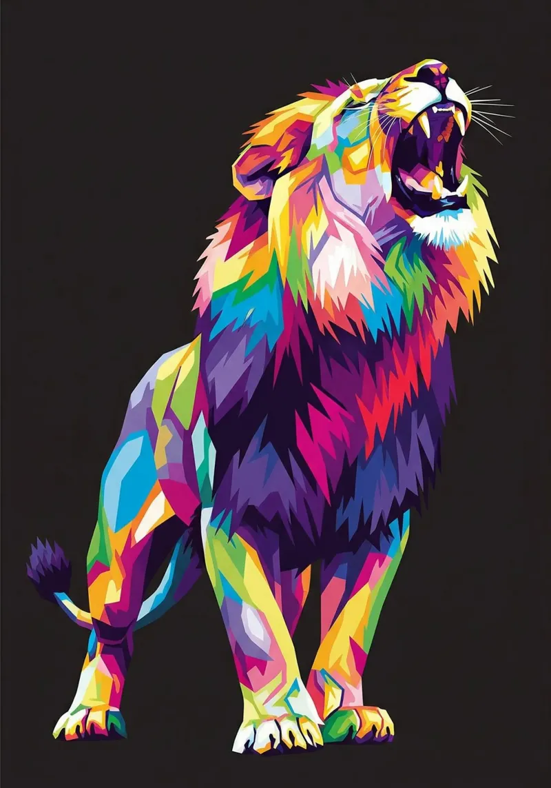 Arte del leone (1) poster da Wild Life studio