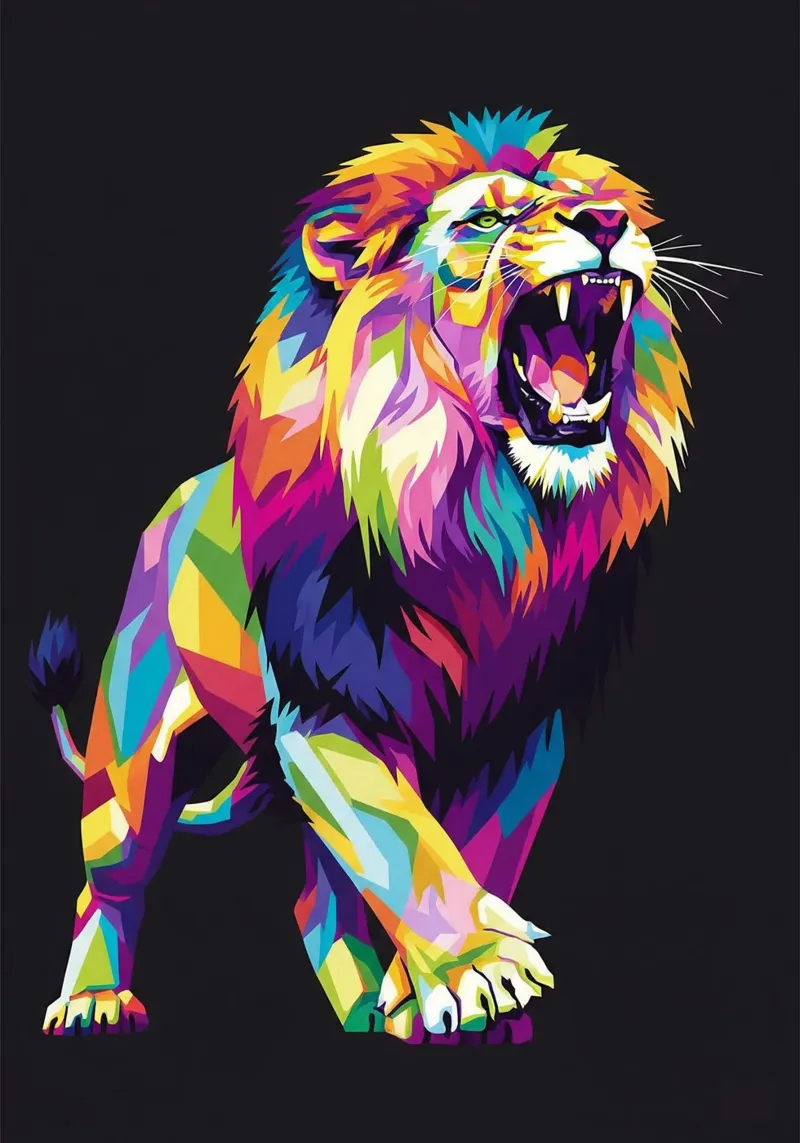 Arte del leone (2) poster da Wild Life studio