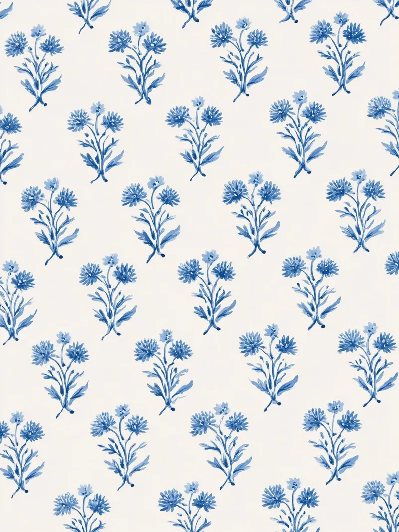 Fiori blu amore poster da Carinaprint