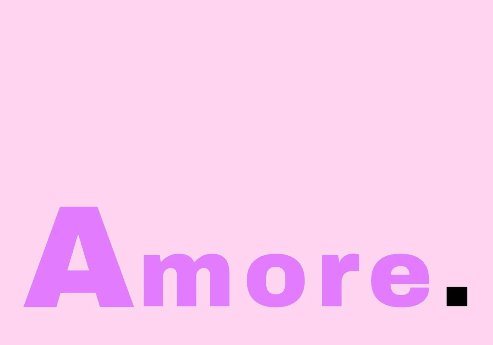 Poster retrò Amore - Arte minimalista rosa e viola poster con telaio in alluminio da homdeco