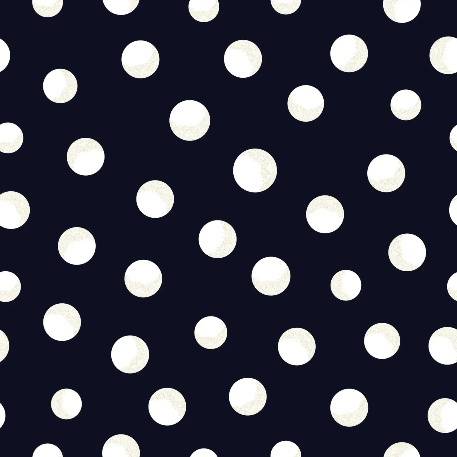 Shining golden and white dots navy colored pattern canvas by gulsengunel