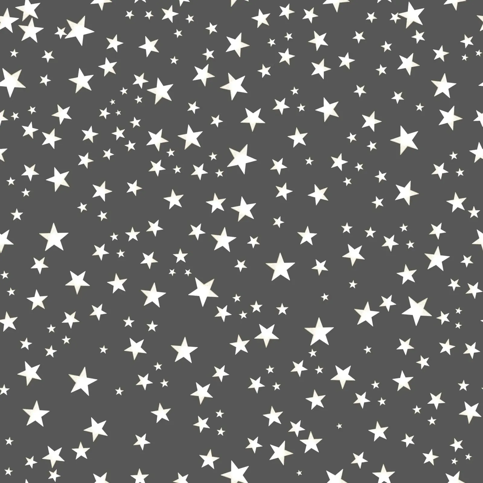 Stelle colorate bianche e dorate brillanti sfondo grigio poster con telaio in legno da gulsengunel