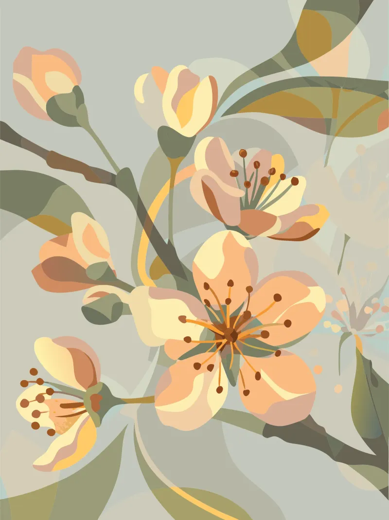 Fiori di ciliegio poster da HAPPY SHOP