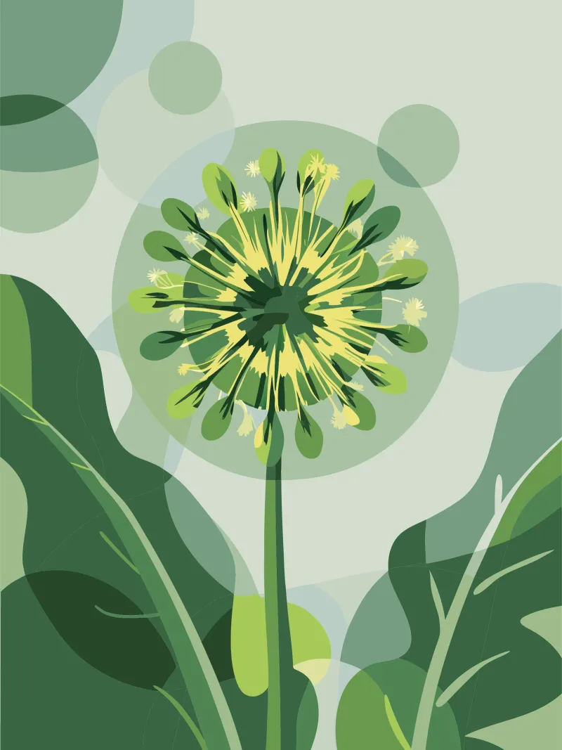 Fiore di taraxacum poster da HAPPY SHOP