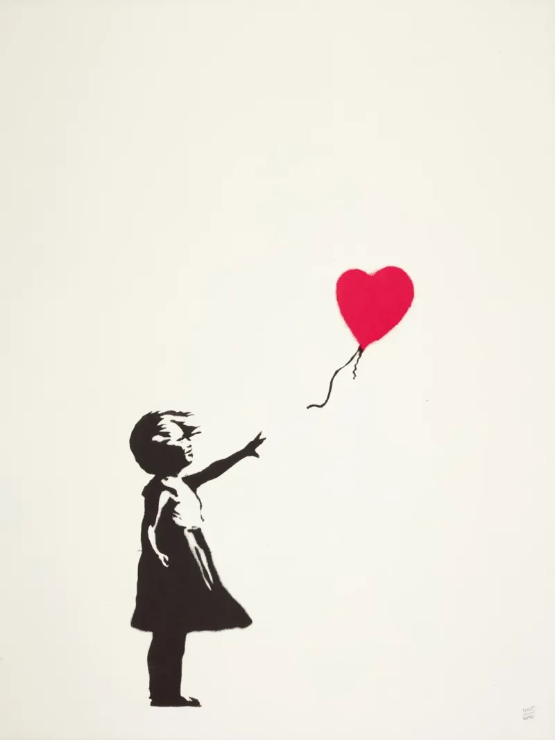 Ragazza con palloncino, 2004 plexiglass da Riggle Glenda