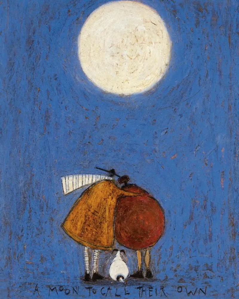 Moon To Call Their Own Sam Toft canvas by Patrick Mitchell
