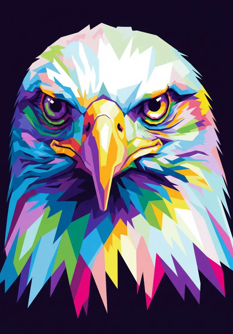 Aigle coloré (2) poster de Wild Life studio