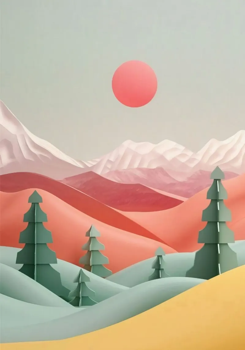 nature valleys forest tela con Cornice a cassetta da Histrol