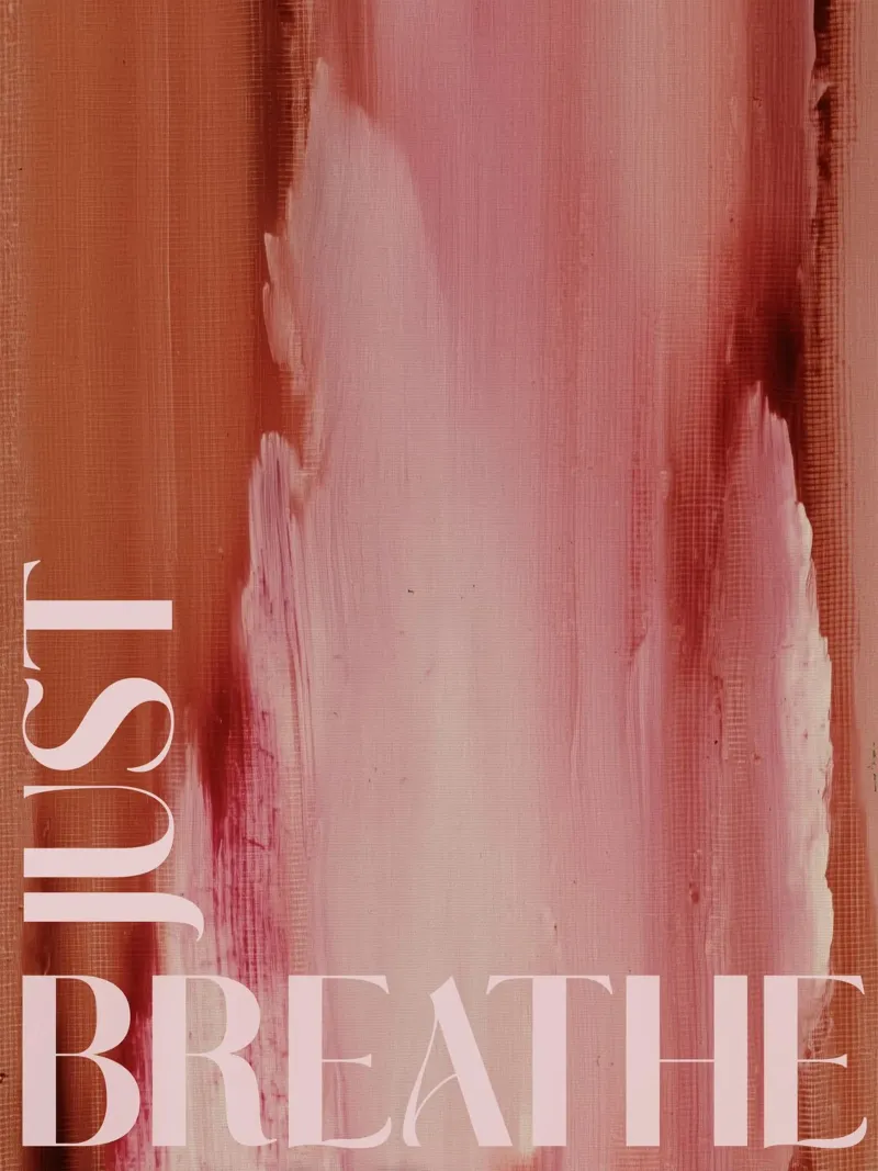 Soft Poems No 06 poster con telaio in legno da treechild