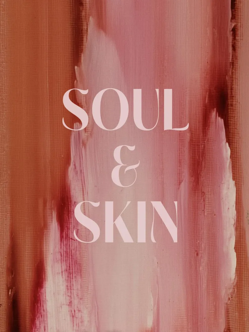 Soft Poems No 08 poster con telaio in legno da treechild