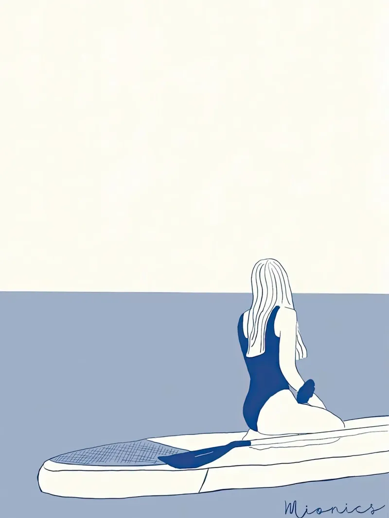 Tutti i paddle pellicola backlit da Blue Water
