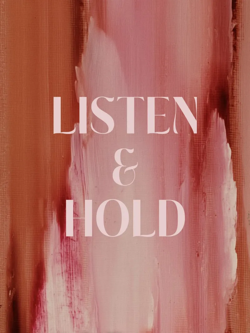 Soft Poems No 23 poster con telaio in legno da treechild