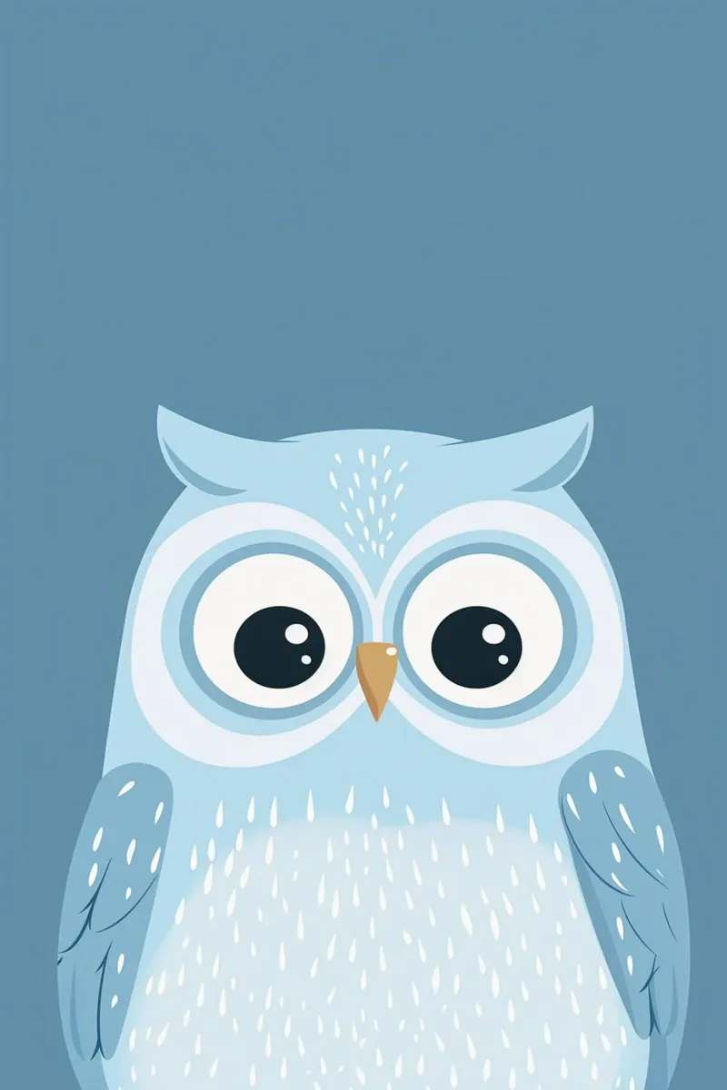 Owl in the Stars poster da wonderfolk