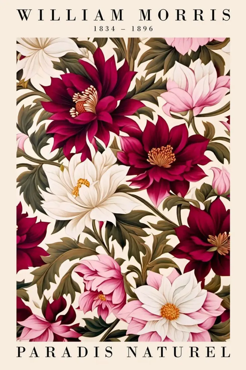 fiori in fiore tela con Cornice a cassetta da Ropech Shop