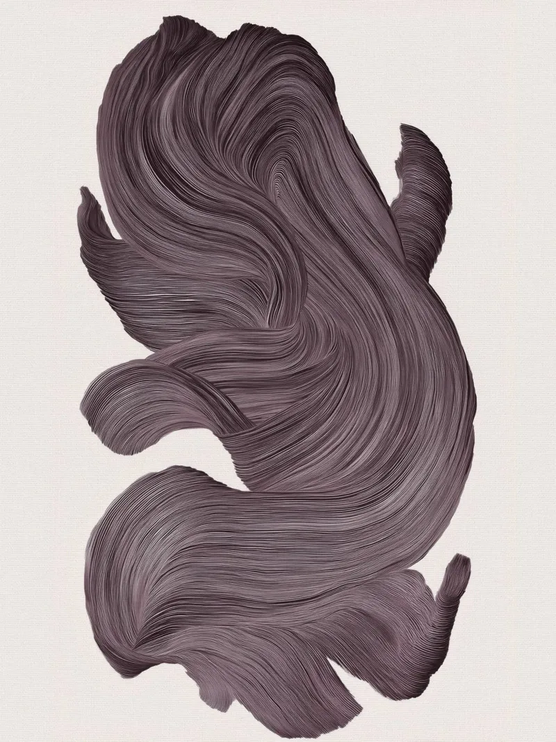 Plum Strokes poster da treechild