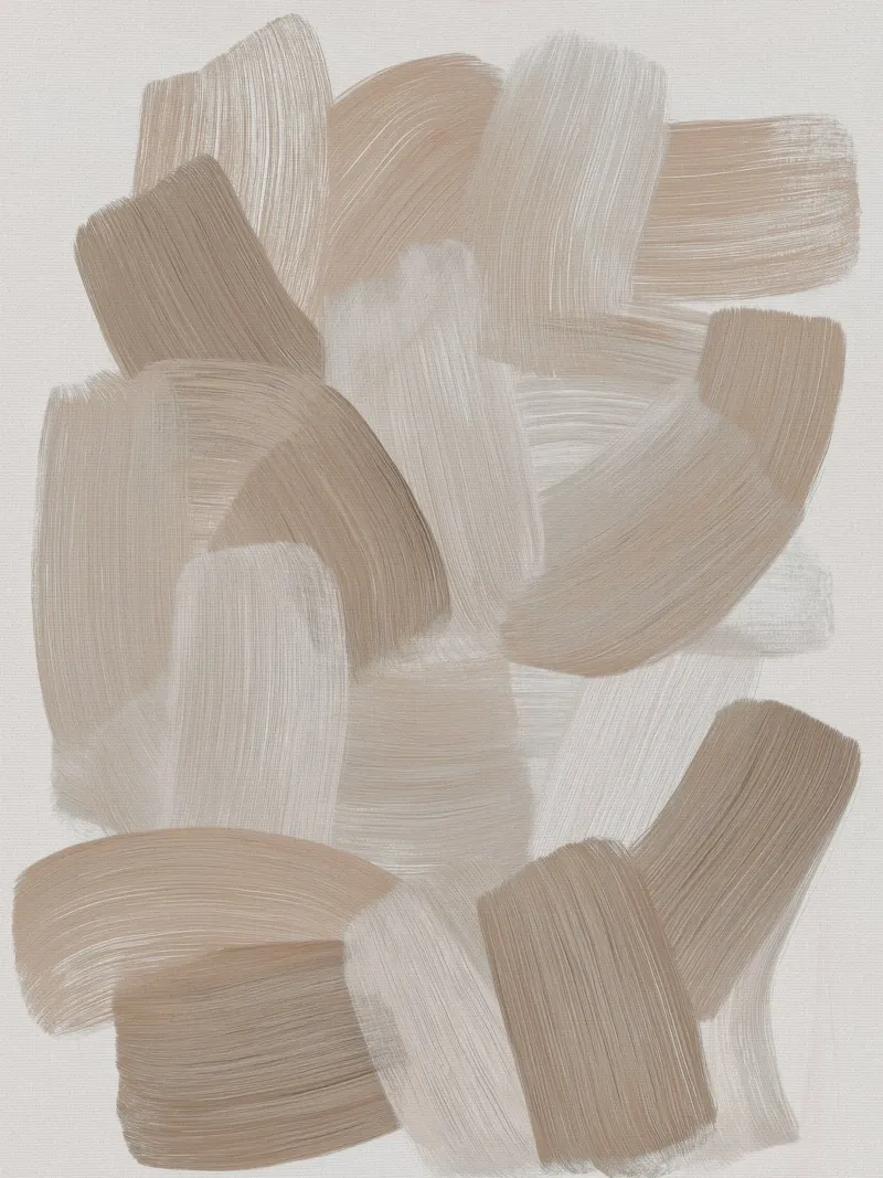 Dune Strokes poster con telaio in alluminio da treechild