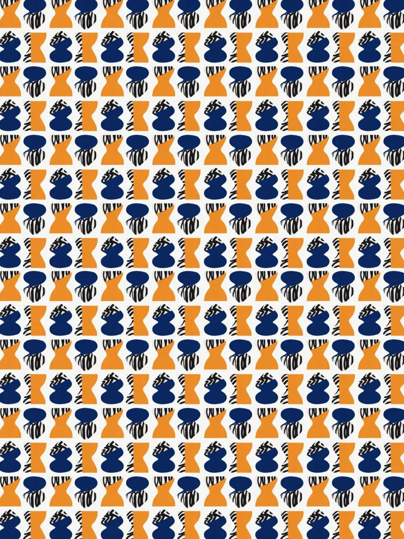 Repetitive pattern 05 canvas by Little Dean