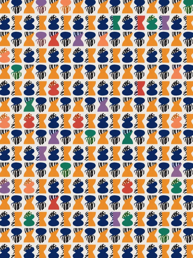 Repetitive pattern 06 hahnemühle by Little Dean