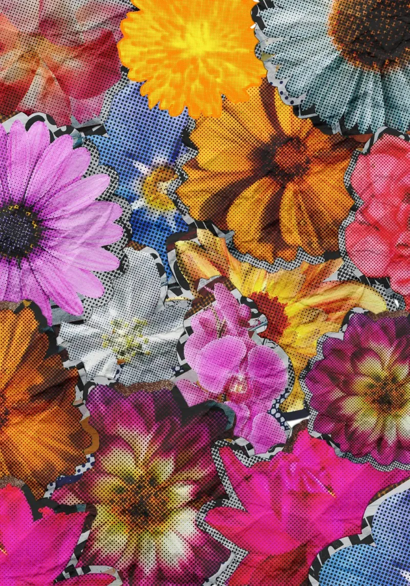 Flower power poster con telaio in alluminio da RS LAB STUDIO