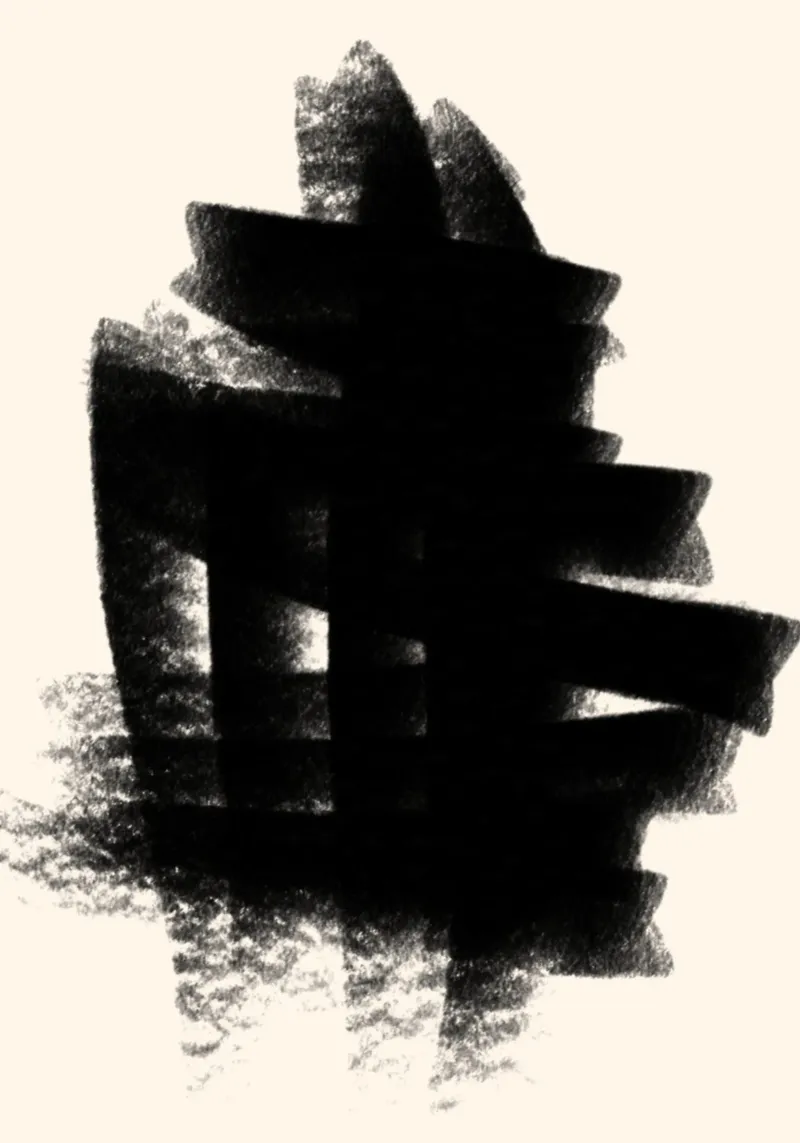 Silent Structure poster con telaio in alluminio da RS LAB STUDIO