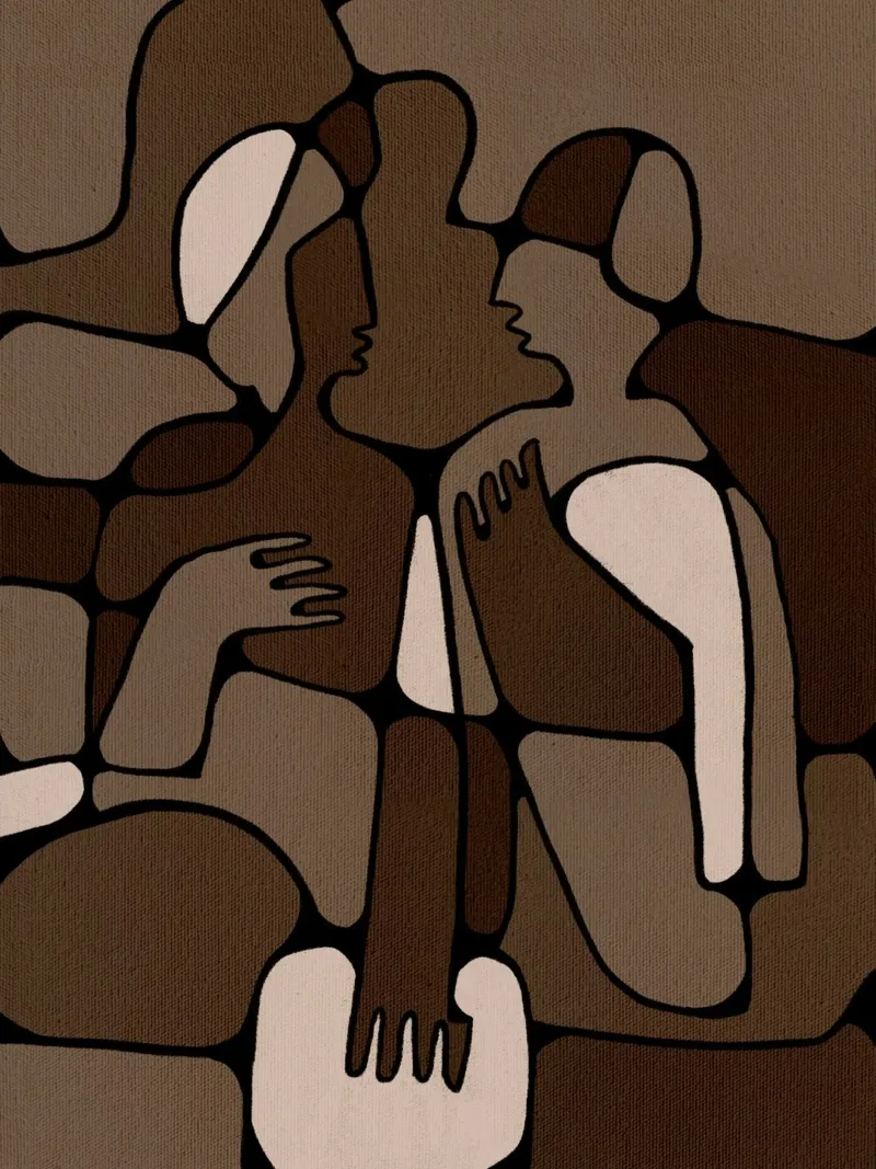 Silent Unity plexiglass da Shatha Al Dafai