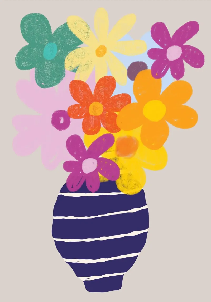 Petal Composition poster da RS LAB STUDIO